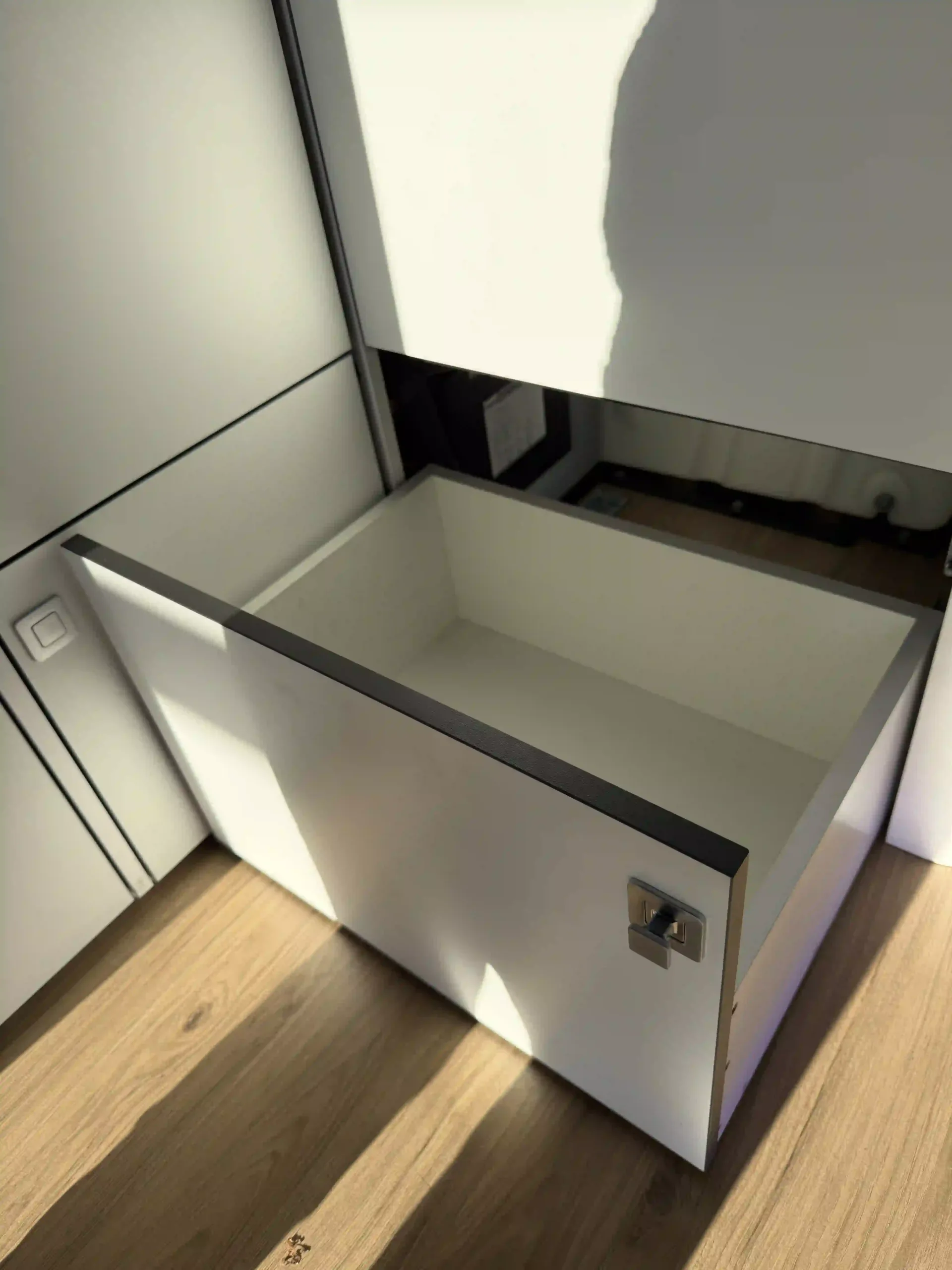 <b>Schublade statt Schrank</b> <br>unter der Küche