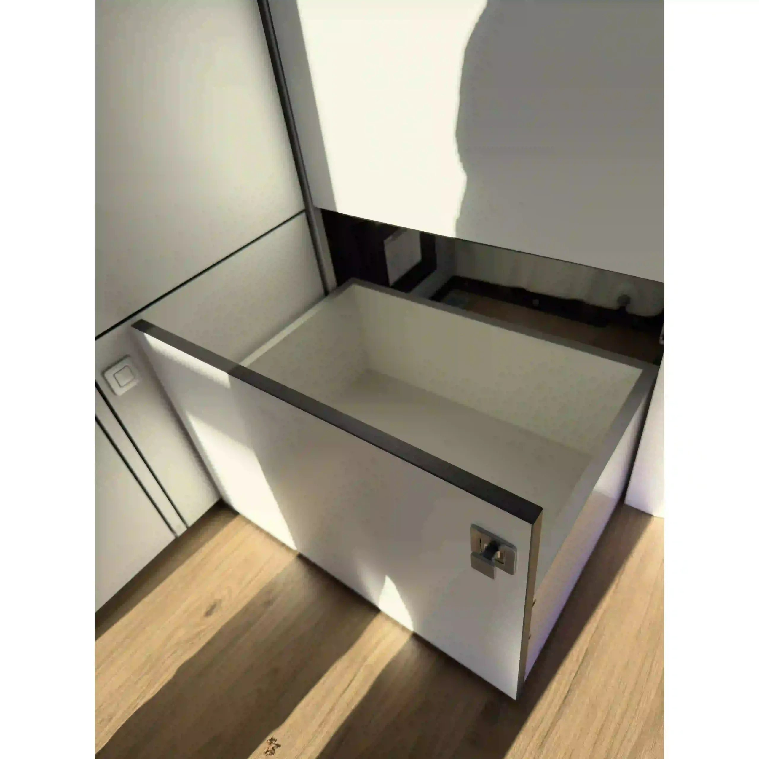 <b>Schublade statt Schrank</b> <br>unter der Küche