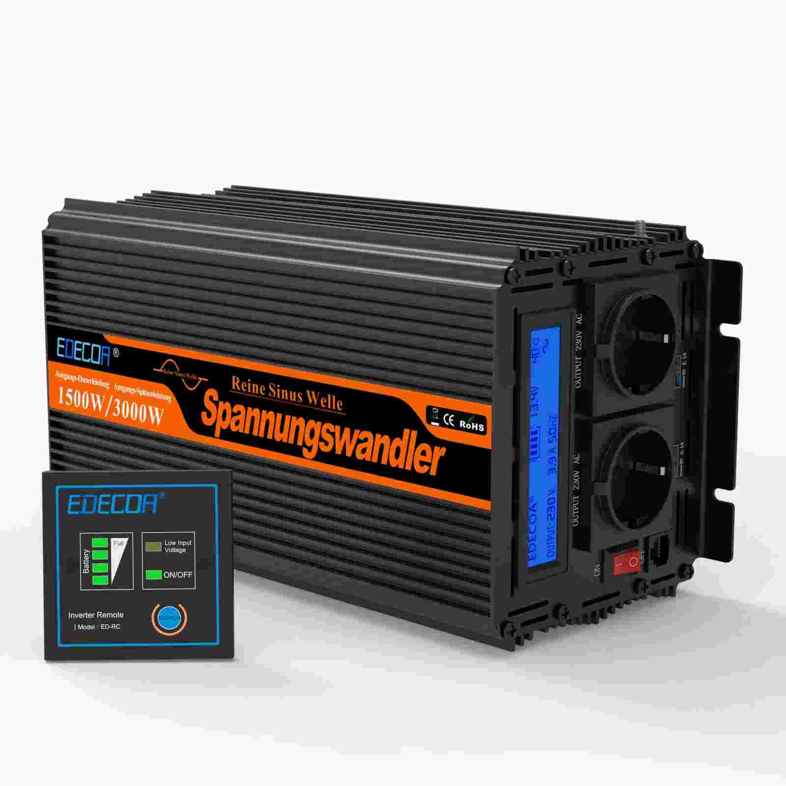 <b>Wechselrichter 1500 Watt</b> <br>