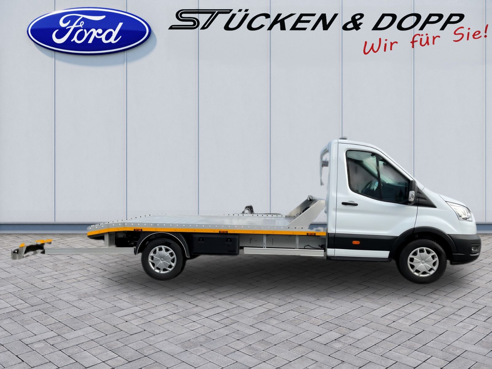 Fahrzeugabbildung Ford Transit Autotransporter 3500 kg, el. Seilwinde..