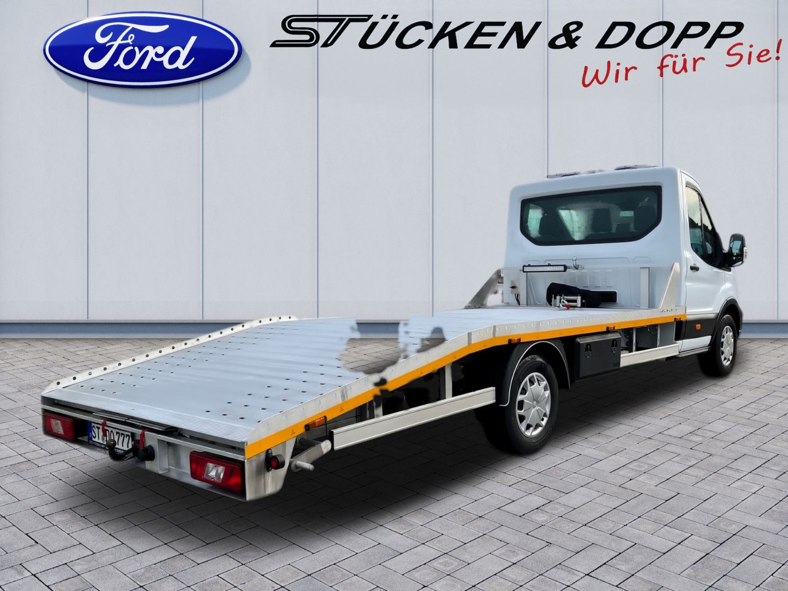 Fahrzeugabbildung Ford Transit Autotransporter 3500 kg, el. Seilwinde..